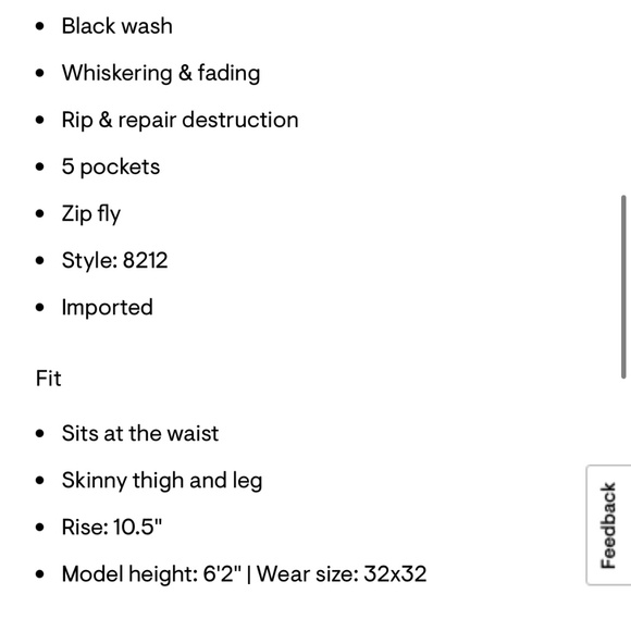 NWT 28x32 Skinny Premium Jean With LYCRA® FREEF!T® Technology - Picture 5 of 9